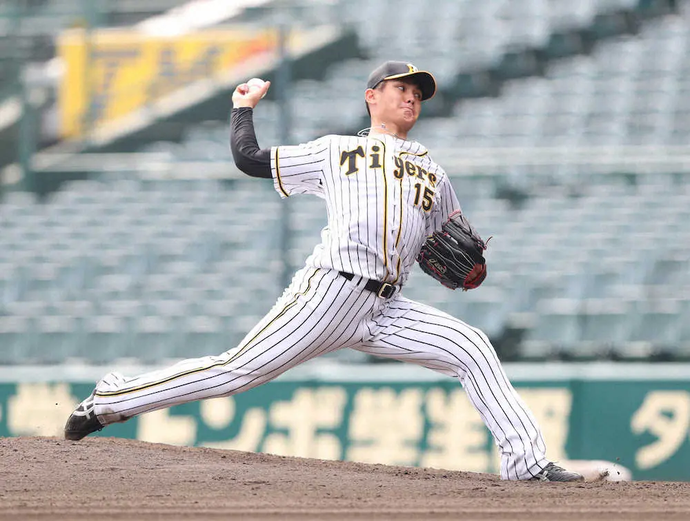 【画像・写真】阪神・西純が2軍戦でチーム17連勝に導く粘投「点を取られたあと最少失点で切り抜けることができた」