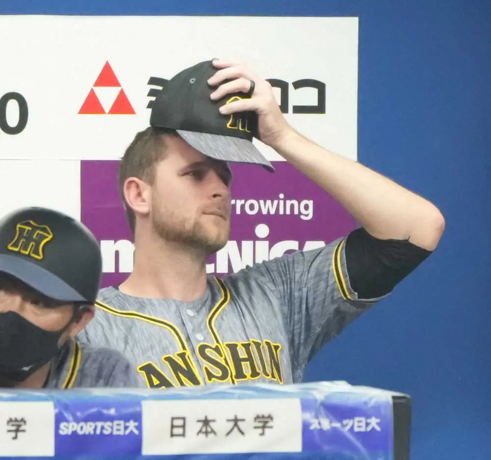 【画像・写真】阪神・ガンケル　最も警戒していた桑原に適時打浴びるなど、今季ワーストの6回5失点降板「申し訳ない」