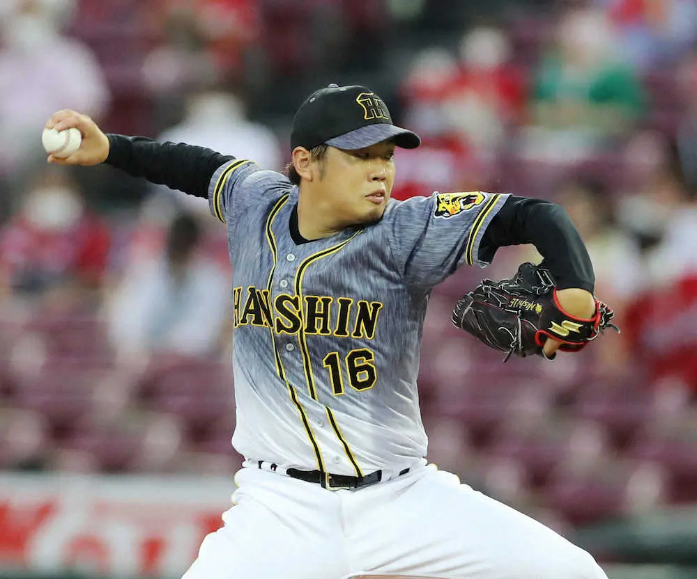 【画像・写真】阪神・西勇が登録抹消、首の寝違え症状のため　10日に通算100勝達成したばかり