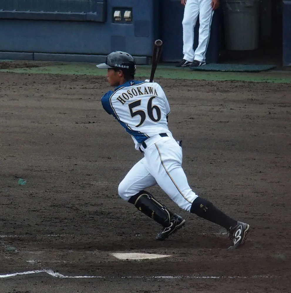 【画像・写真】日本ハムの新人・細川　2軍戦でプロ初本塁打　甲子園Vの智弁和歌山後輩から刺激
