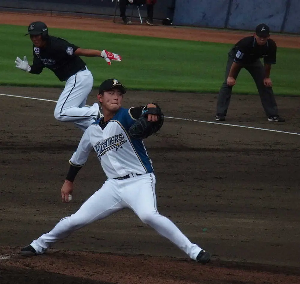 【画像・写真】日本ハム育成・姫野　投手転向2戦目も無失点　2軍戦で自己最速タイ155キロマーク