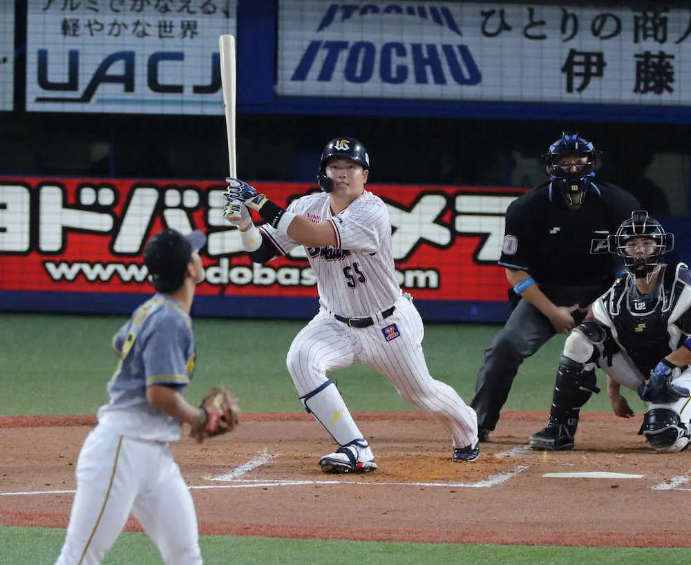 【画像・写真】ヤクルト“スミ1”勝利し首位肉薄　小川が8回途中無失点で8勝目　チーム一丸で阪神打線を完封