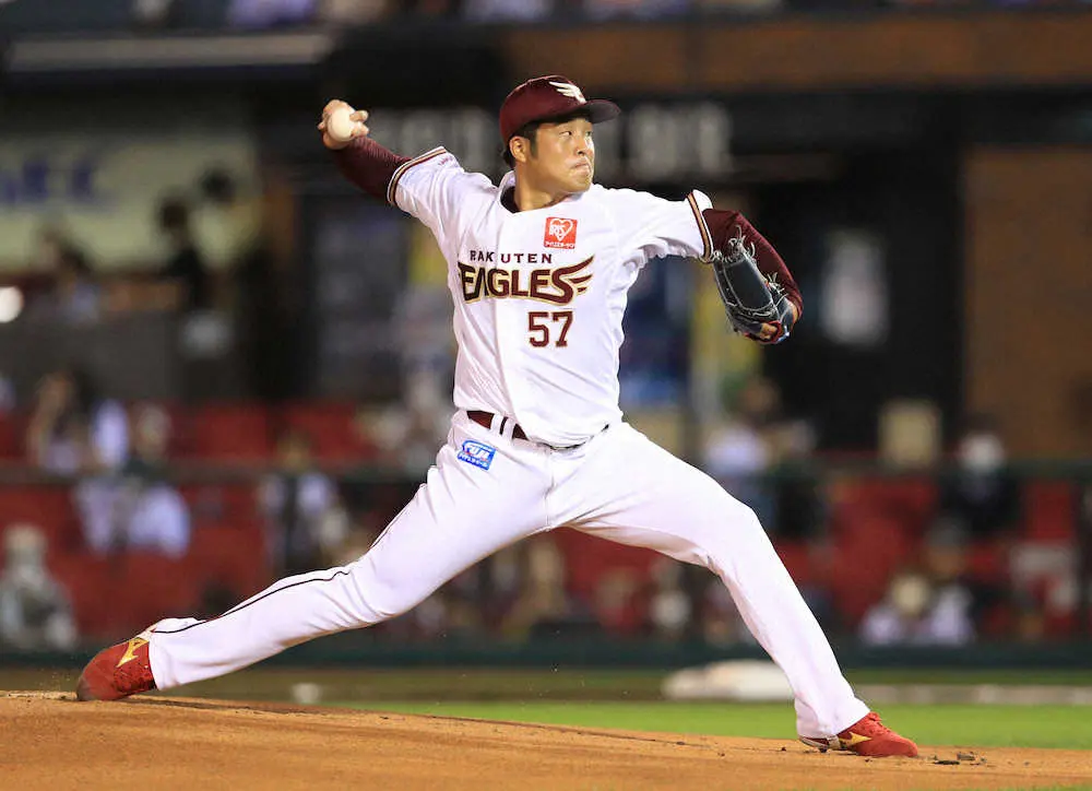 【画像・写真】楽天・滝中、2位オリと1差導く7勝　「勇気を持って腕を振らない」岸の教えで磨いたカーブさえた
