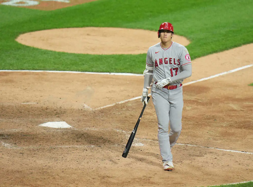 【画像・写真】エンゼルス・大谷　5の0…10打席連続無安打　4試合本塁打なし