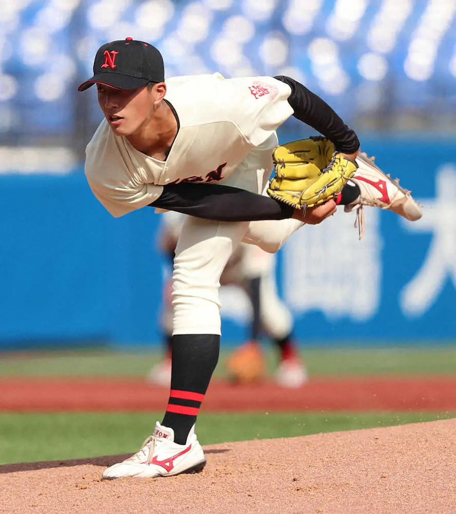 【画像・写真】オリックス・田嶋の弟、日大の田嶋俊輔　初登板で好投5回1安打無失点