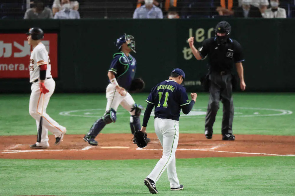 【画像・写真】ヤクルト・奥川がプロ最多103球で7勝目　6戦連続与四球ゼロの脅威の制球力　首位・阪神に2差