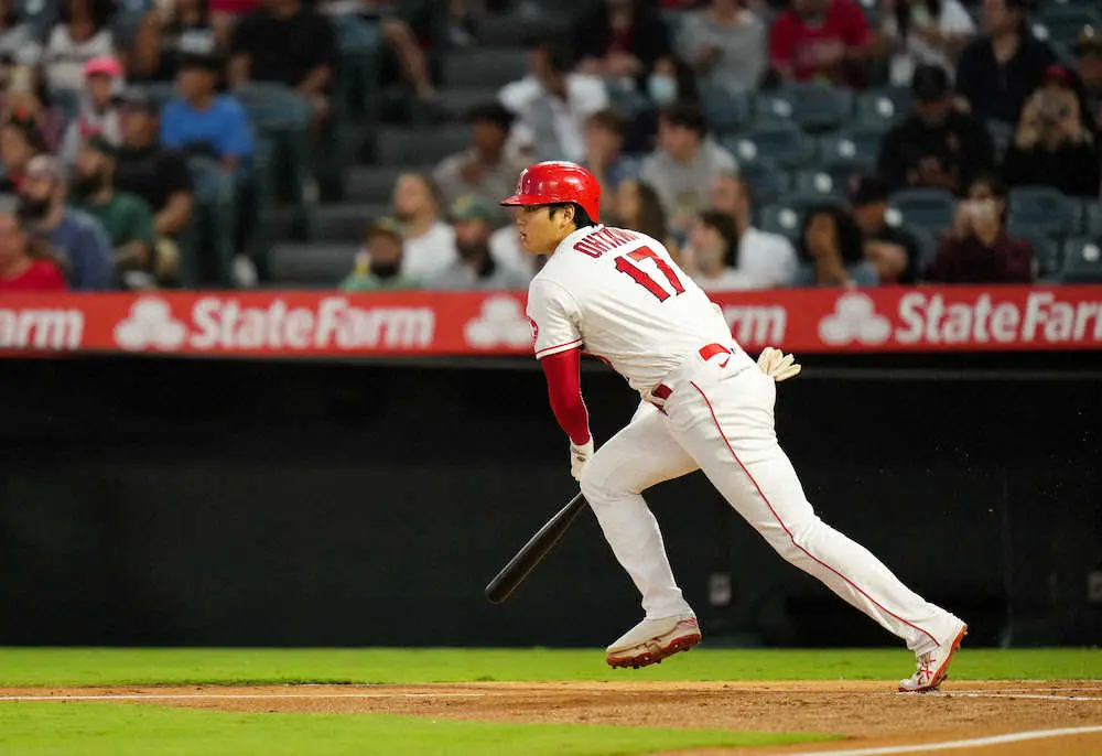 【画像・写真】大谷翔平、1安打も6戦連続本塁打なし…　ゲレロ46号でキング争い2本差