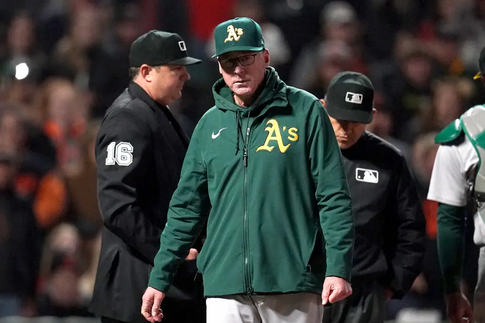 【画像・写真】大谷も驚き？！　対戦相手のアスレチックス・メルビン監督が退場処分