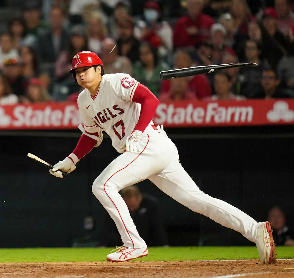 【画像・写真】大谷翔平　7戦連続ノーアーチも…2試合ぶりマルチで復調の兆し　あす偉業達成へ先発登板