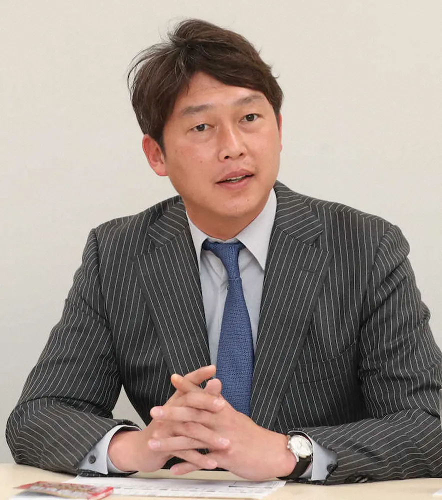 【画像・写真】新井貴浩氏　阪神・高橋　前回とは違った直球の質　復帰2度目で本来の特長が出た