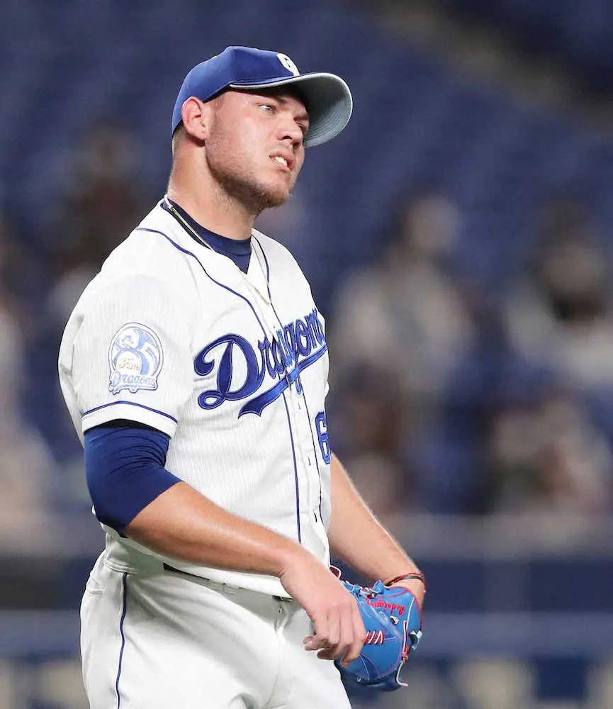 【画像・写真】今季初勝利目指す中日・ロドリゲス　立ち上がりに4失点　先頭打者弾から崩れる