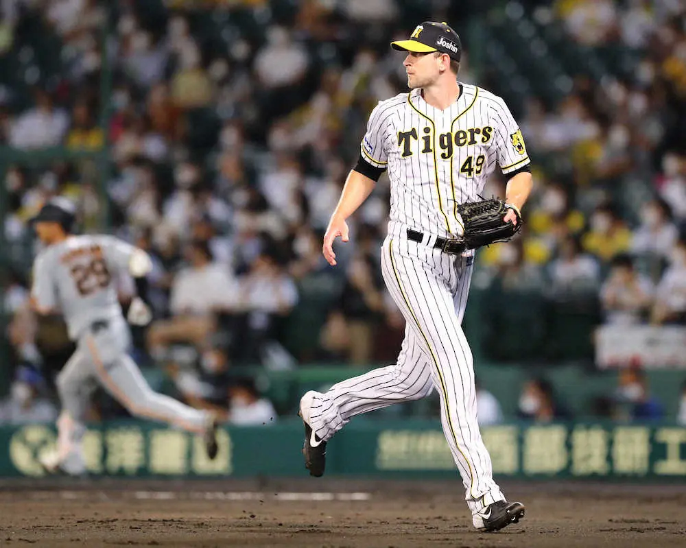 【画像・写真】阪神・ガンケル　来日ワースト7失点の大炎上「試合を崩して申し訳ない」　矢野監督は次回登板明言せず