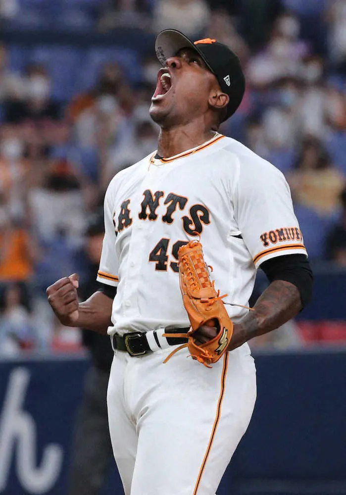 巨人の守護神 ビエイラ 21日広島戦から1軍合流も 右肘違和感で離脱中 スポニチ Sponichi Annex 野球