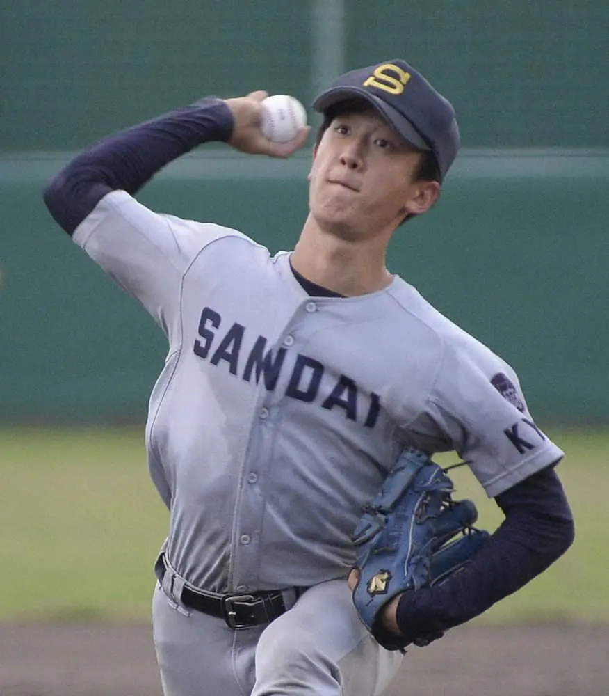 【画像・写真】ドラフト候補の京産大・北山は7回2失点で勝敗つかず　チーム敗れ、勝ち点落とす