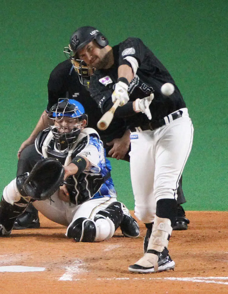 【画像・写真】ロッテ・レアード　古巣相手に3安打3打点　打点トップに7差