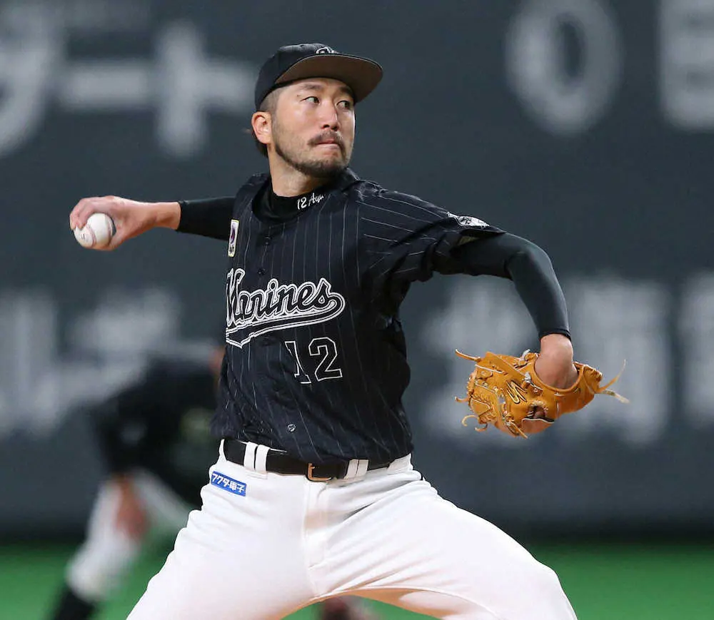 【画像・写真】ロッテ・石川6回無失点で降板　6月の右肘手術から2度目の登板
