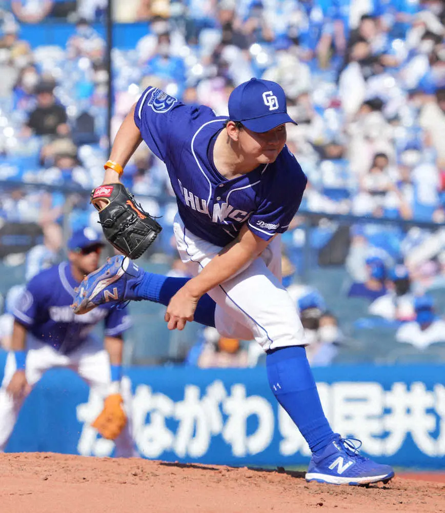 【画像・写真】中日は4連敗で5位転落　小笠原6失点＆打線は2戦続けて完投許し零敗