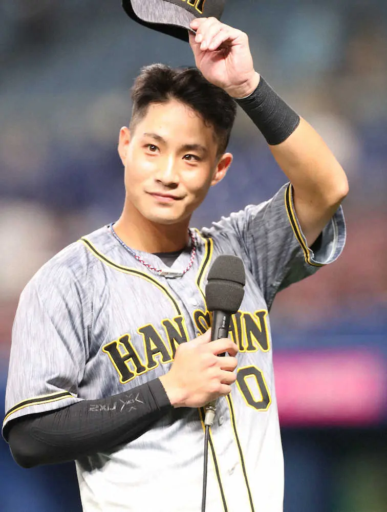 【画像・写真】接戦制した阪神に「謙虚」な英雄　決勝犠飛の木浪「まさかヒーローになれるとは思ってなかった」