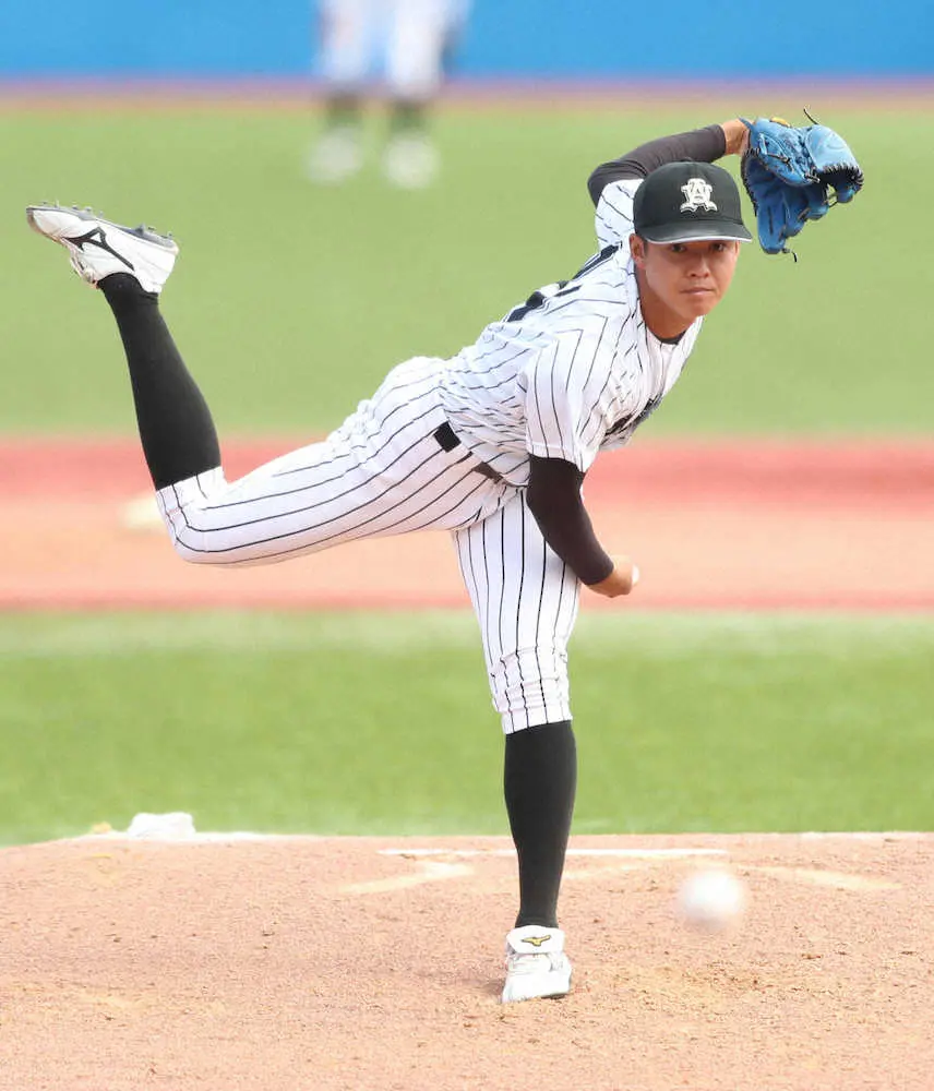 【画像・写真】亜大　8年ぶり開幕3連勝！ドラフト候補右腕・松本健　6回1失点で今季初勝利