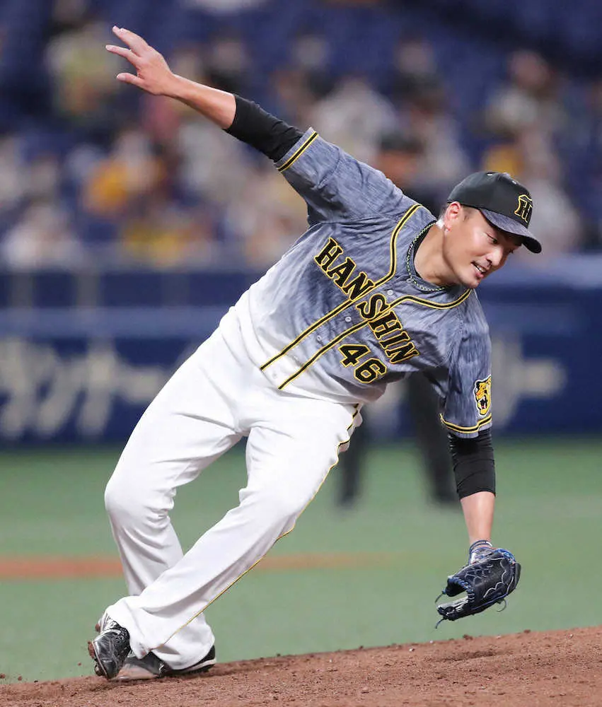 【画像・写真】阪神・秋山　11勝目お預け　5回無失点も消化不良…今季ワーストタイ3四球