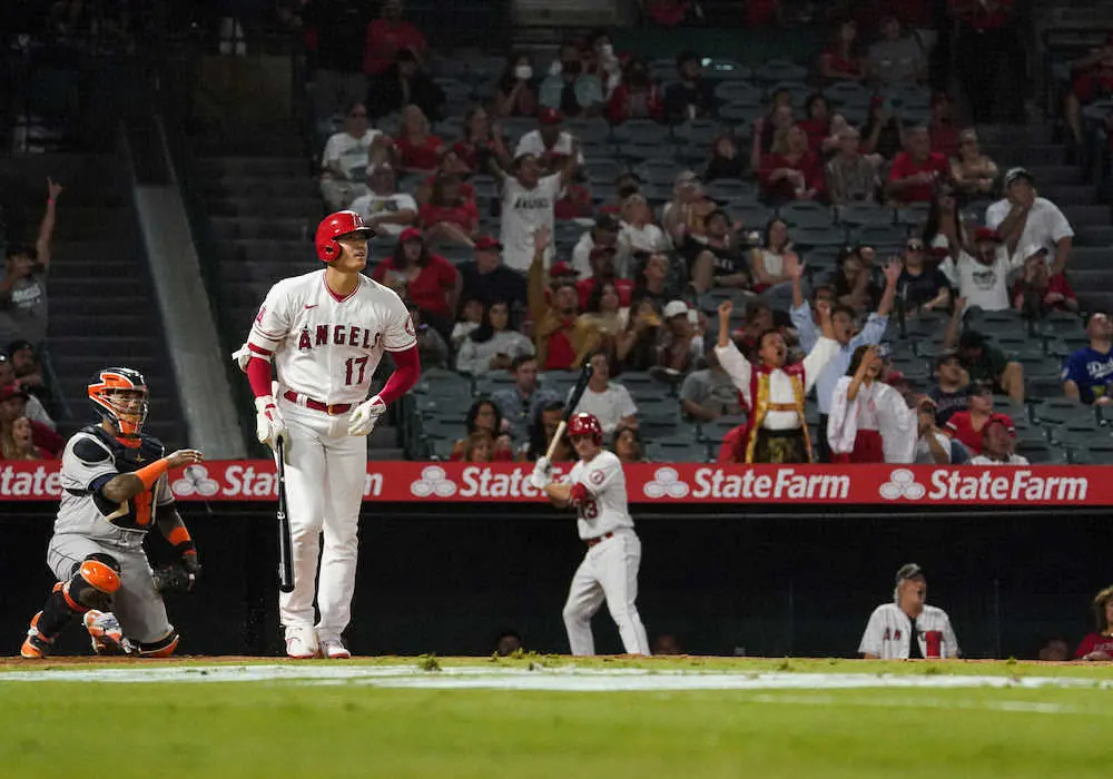 【画像・写真】エンゼルス・大谷　45号予兆は前日中飛にあった！今季45本中43本が「バレルゾーン」