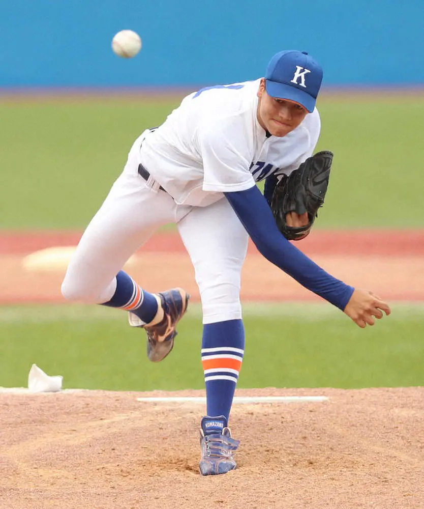 【画像・写真】駒大1年生エーアンがリーグ戦初勝利「シンプルにうれしい」