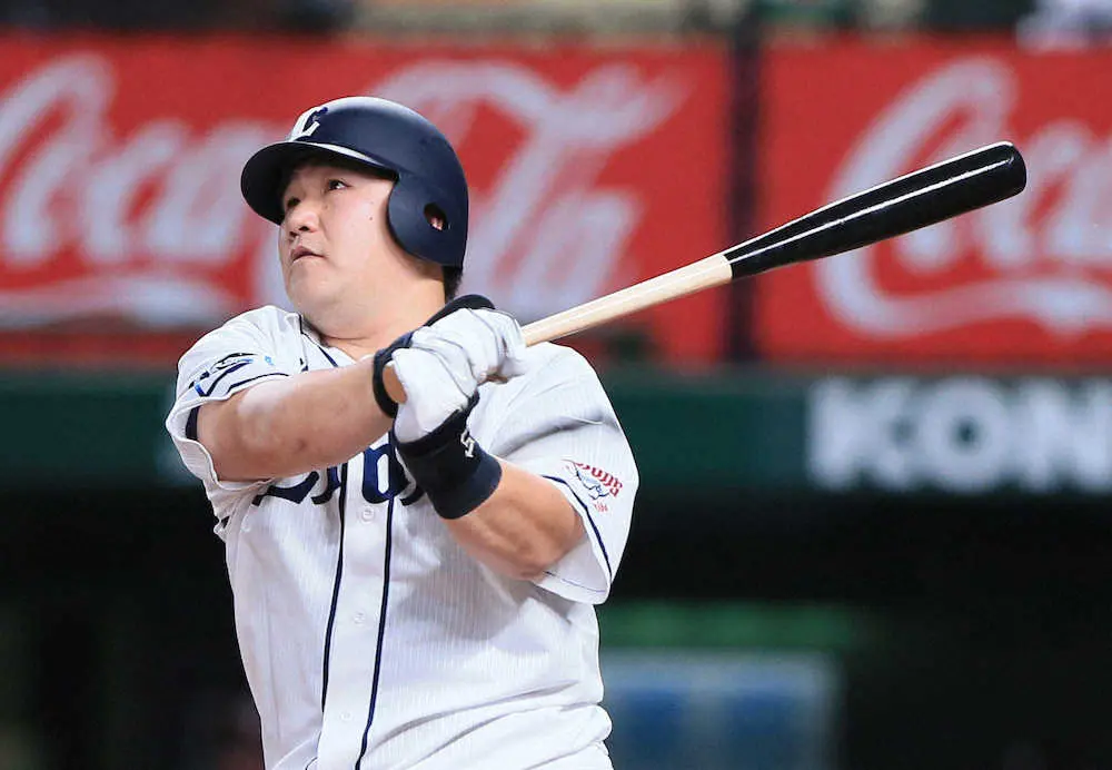 【画像・写真】西武、自力CS消滅　秋山幸二に並んだ!おかわり通算437号でプロ野球歴代15位タイも