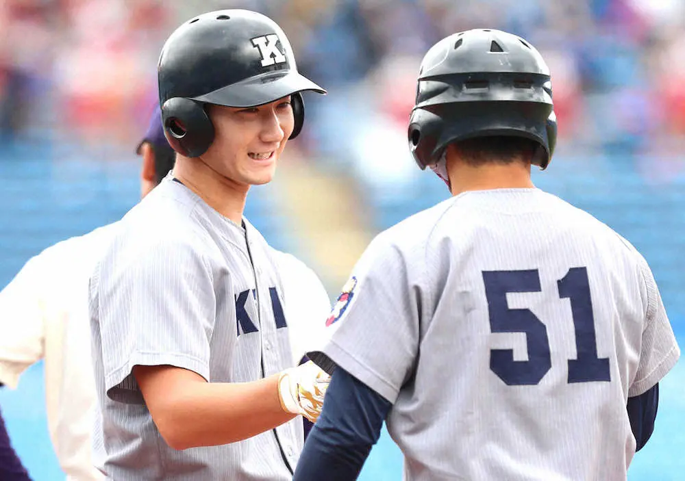 【画像・写真】慶大が明大とドロー　ドラフト候補・正木智也は中越え三塁打で今季初打点「力まず、焦らず」