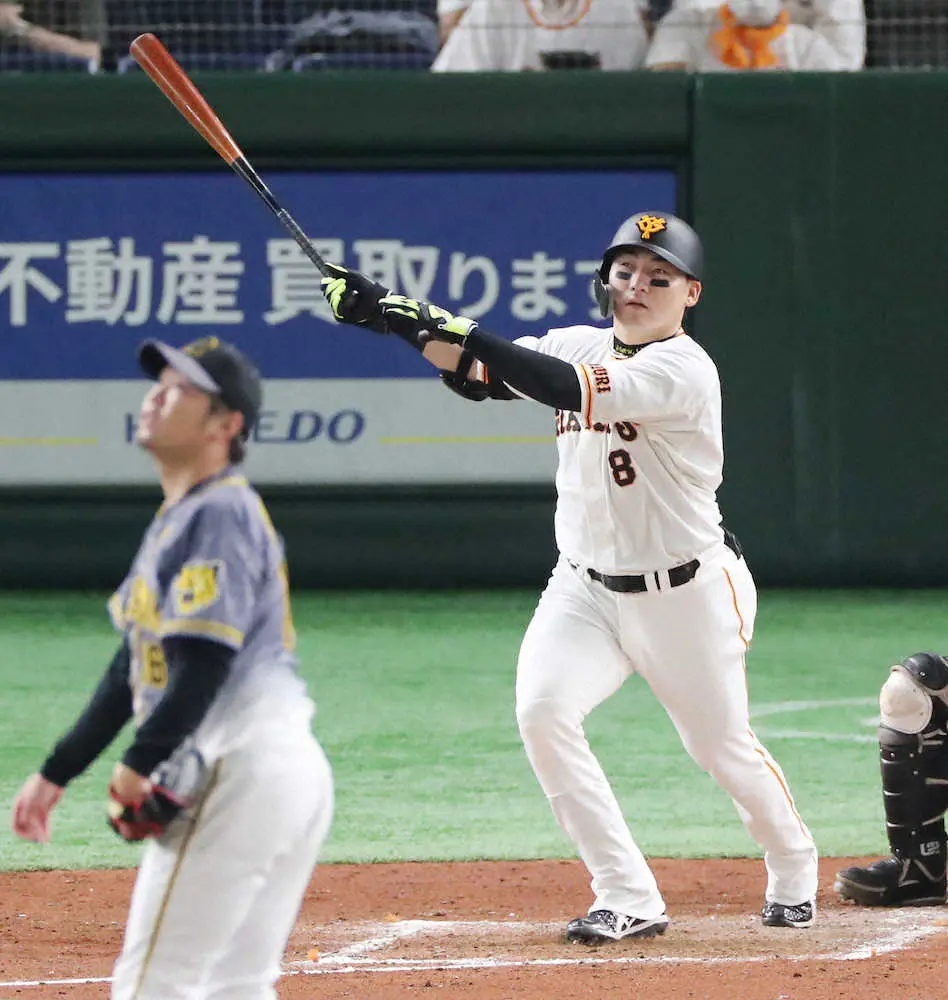 【画像・写真】巨人・丸　原監督の打撃指導効果だ！19戦ぶり一発「流れに乗れてよかった」