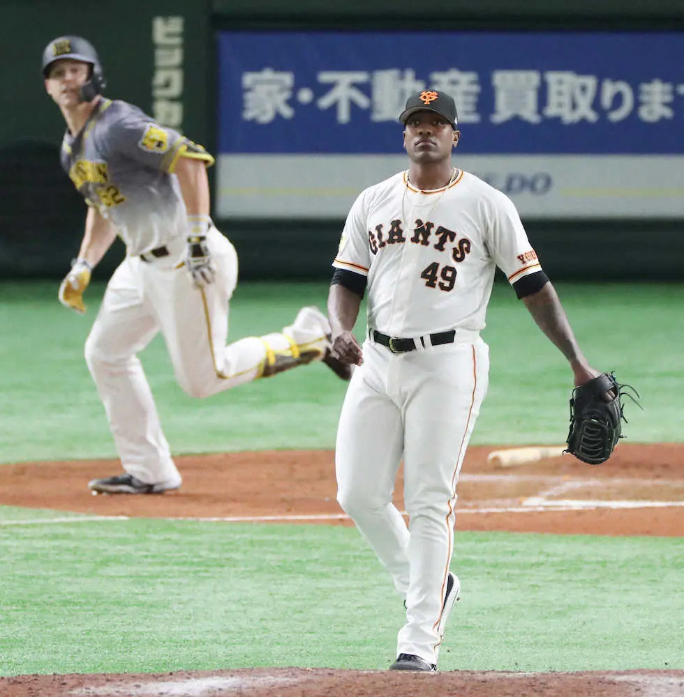【画像・写真】巨人・ビエイラ　右肘違和感から復帰も制球定まらず…同点許す