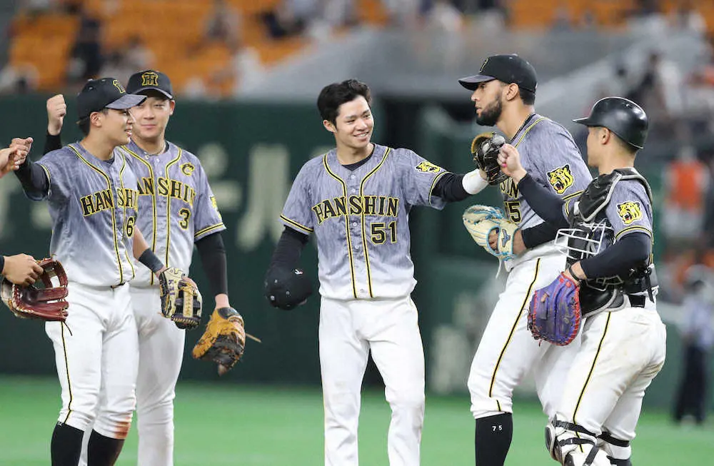 【画像・写真】阪神・中野　サヨナラ負け危機救った「神バックホーム」　敵将も脱帽「スーパープレー」でドロー