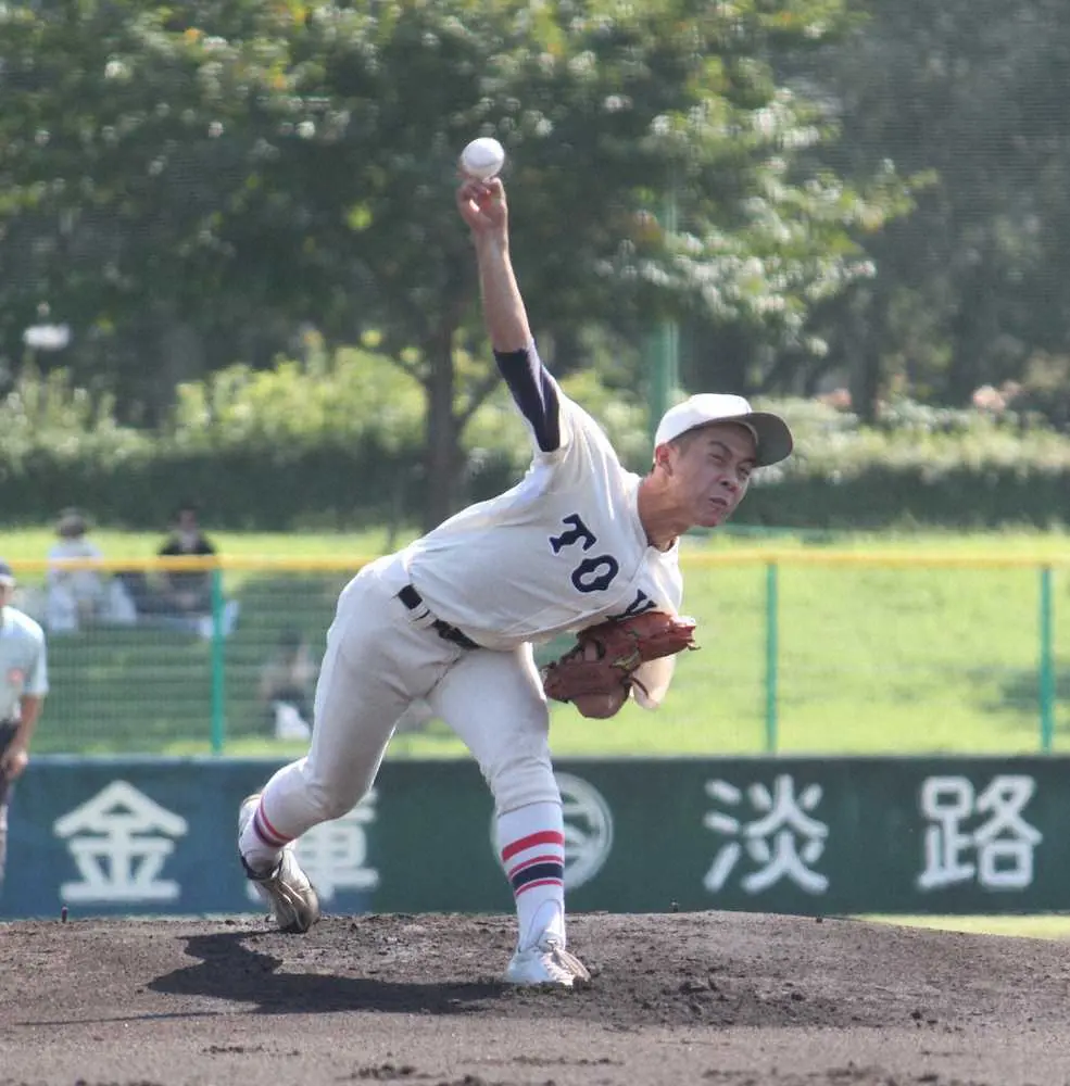 【画像・写真】東洋大姫路　12年ぶりの県ベスト4　エース森が無四球、13奪三振の完封劇　打っても3安打大暴れ