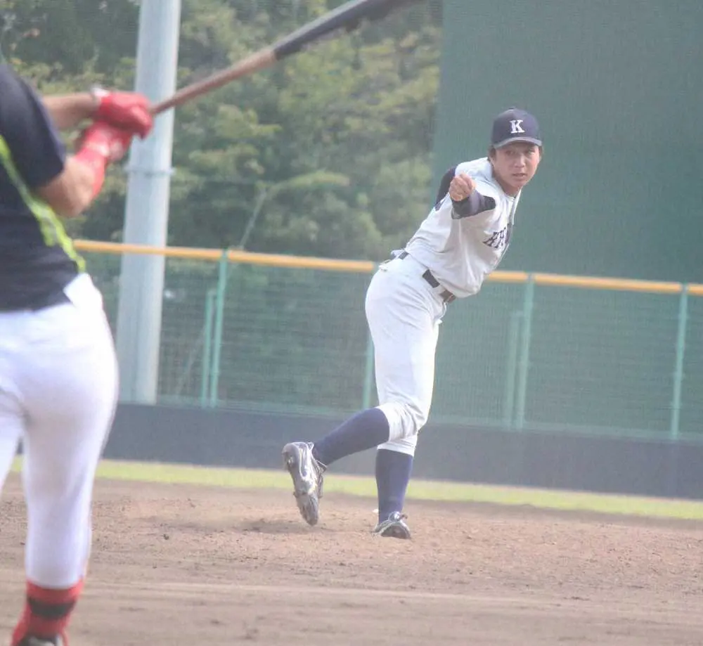 【画像・写真】九共大の最速153キロ右腕、木村が6回無失点　秋初先発で快投　次節は首位・九産大との直接対決