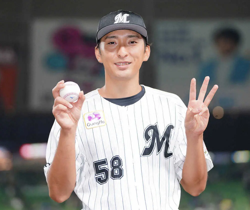 【画像・写真】ロッテ・河村　連敗止めた救世主！自己最長5回2/3を1失点「勝ち運はある方なのかな」