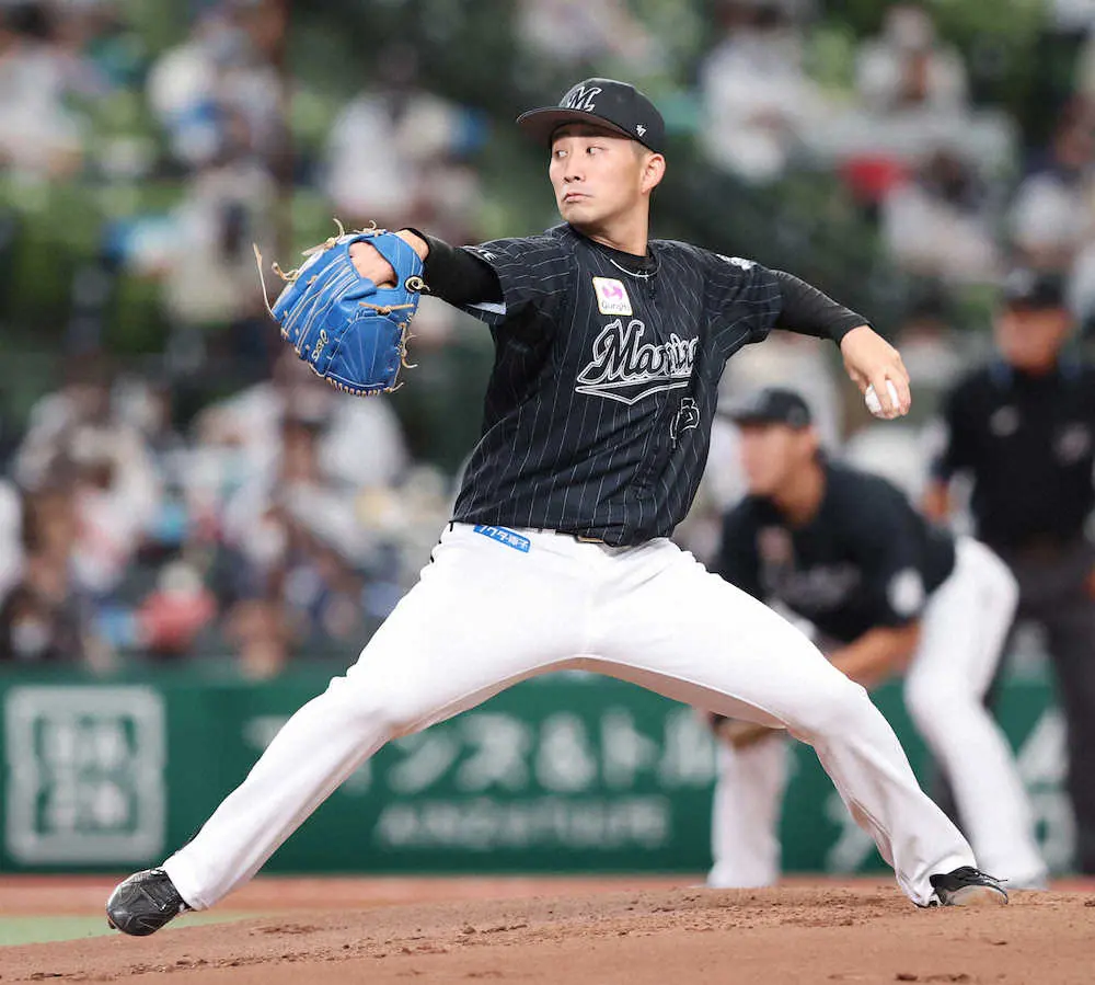 【画像・写真】首位ロッテ　西武に逆転勝ち　小島チーム単独トップ9勝目　打線もしぶとく援護　浦学対決制す