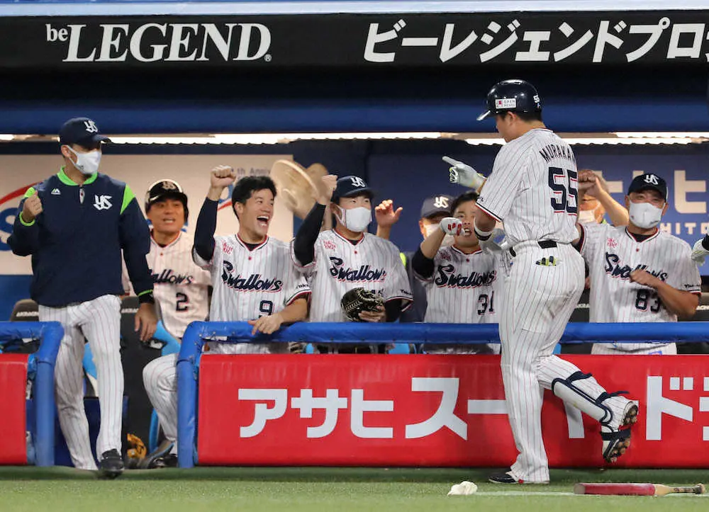 【画像・写真】またも快挙!ヤクルト・村上　今度は史上最年少100打点達成　巨人・岡本和の記録を1年塗り替え
