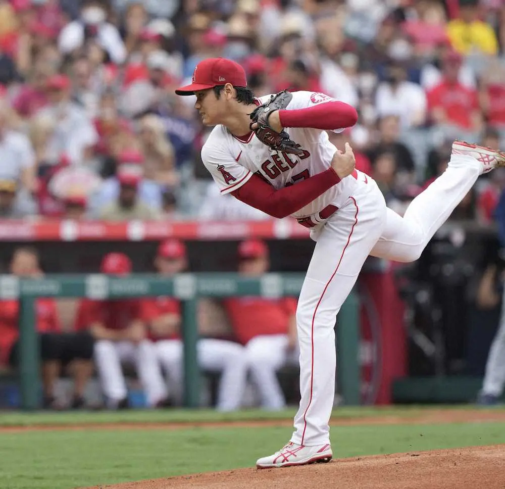 【画像・写真】【大谷と一問一答】次回登板「まだ何も…」　四球攻めには「ぶつけてもいい中で紳士的な作戦」と敬意