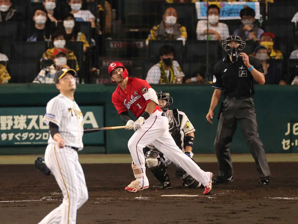 【画像・写真】広島・誠也　自己最多タイ30号で“天敵”攻略、今季3度目4連勝導いた「チームが勝てたことがよかった」