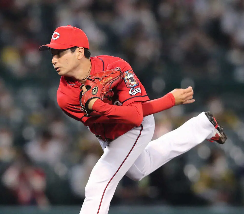 【画像・写真】広島・島内　4試合連続登板も「ありがたい」と鮮やか3人斬り！佐藤輝も155キロ直球で空振り三振