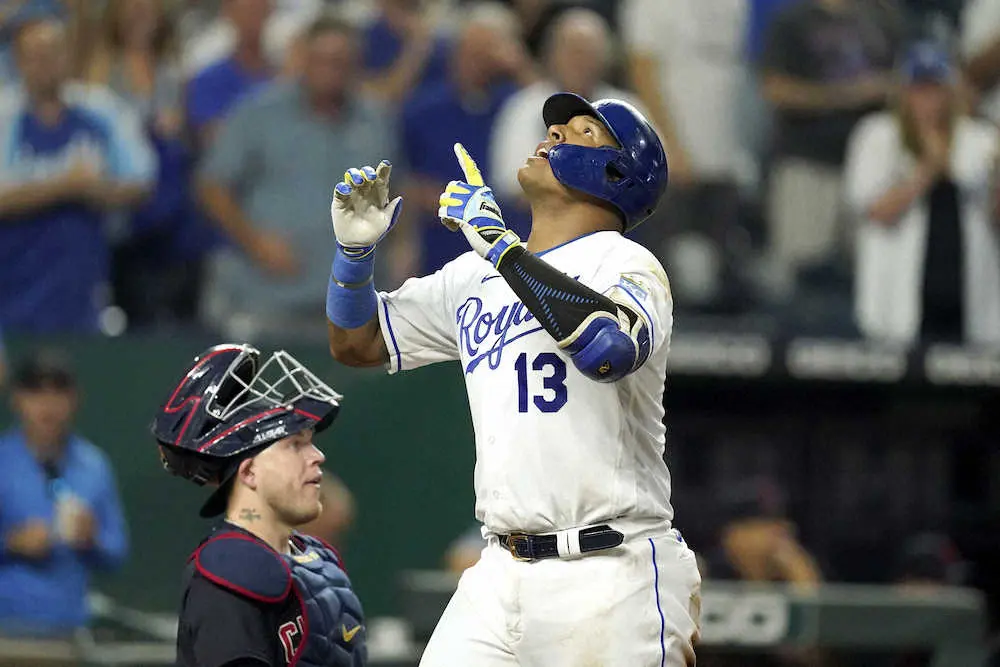 【画像・写真】ロイヤルズのペレスが2試合連発48号3ラン　2位・ゲレロに2差　3位・大谷との差も3に