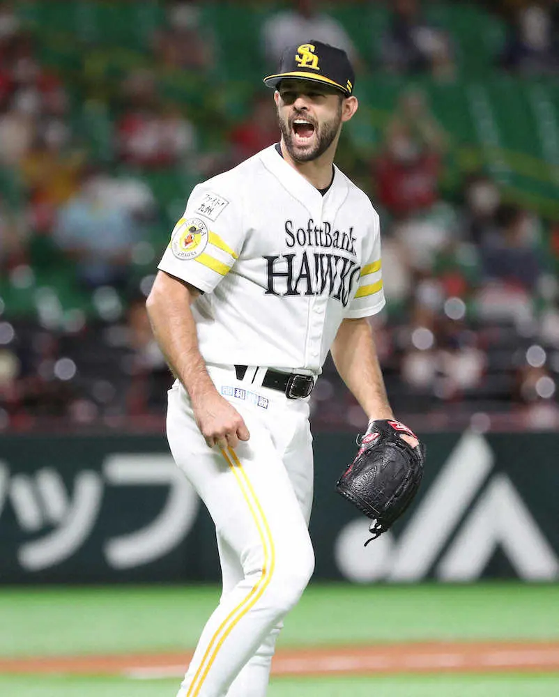 【画像・写真】ソフトB・マルティネス　チームトップの9勝目　打線の援護でスイスイ6回無失点