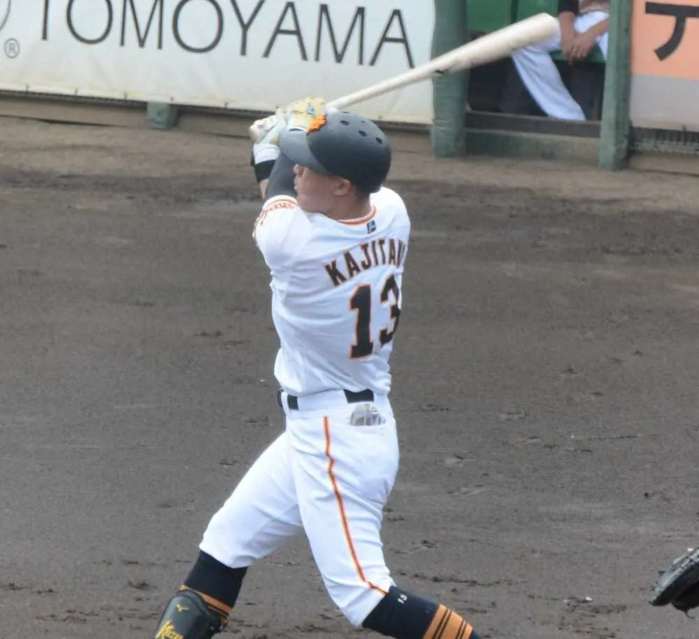 【画像・写真】巨人・梶谷が2軍戦で2安打　右手甲骨折から復帰目指す