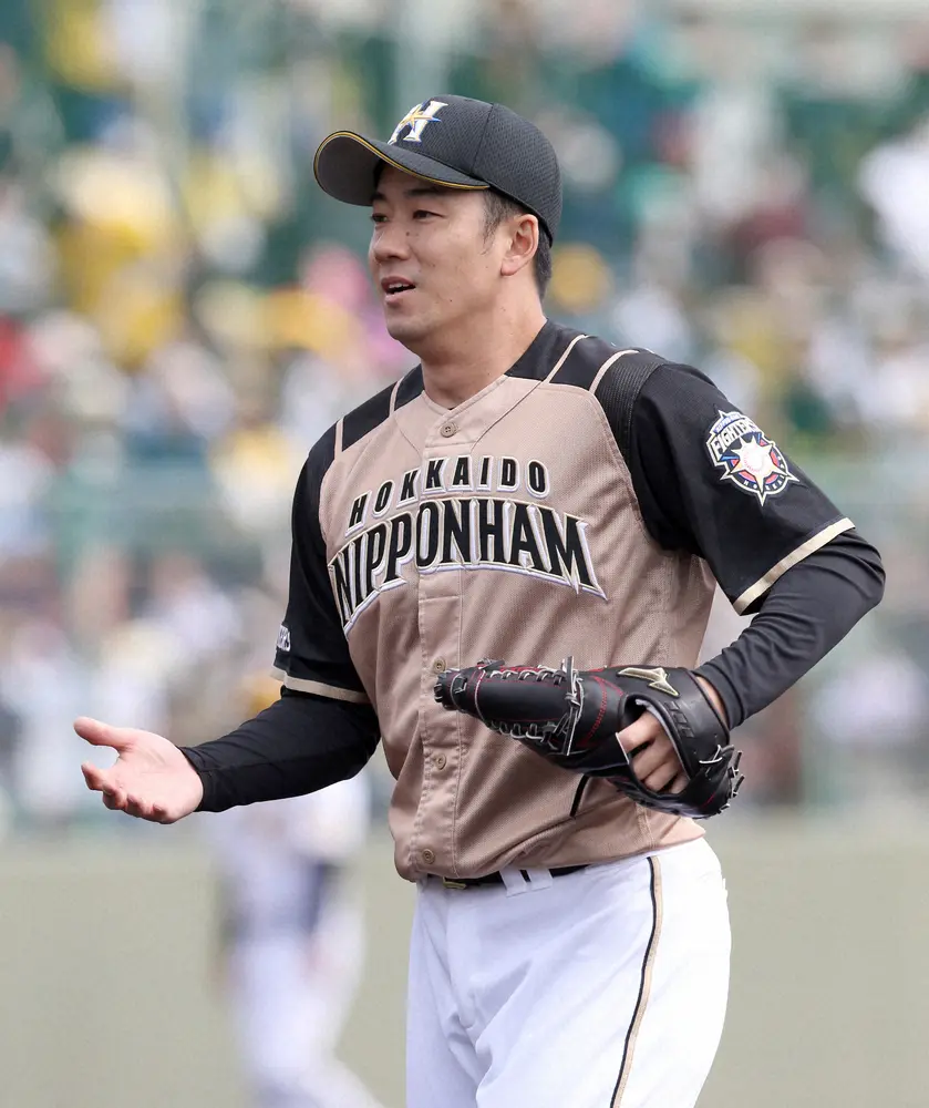 今季限りでの引退を発表した斎藤佑樹投手