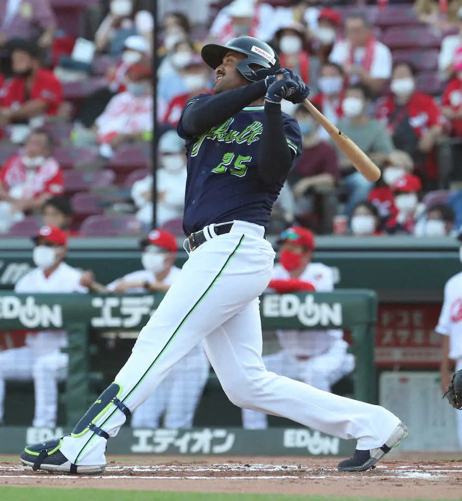【画像・写真】ヤクルト連日の中村V打！山田33号＆サンタナ13号で10月連勝　最短M点灯は5日に「14」