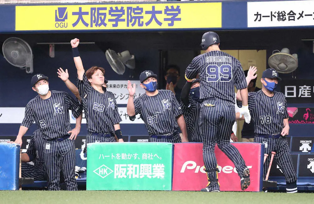 【画像・写真】オリ・杉本　千賀から初安打がライトへ弾丸V弾　「正尚が乗り移ったのかも」　主砲離脱の危機救った
