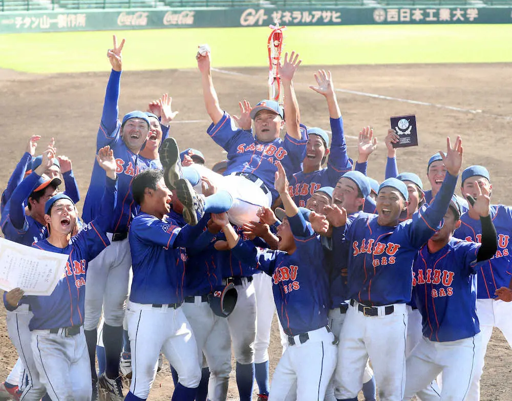 【画像・写真】西部ガス　村田が4安打完封、2年連続の都市対抗本選切符「選手権の借りを返す」