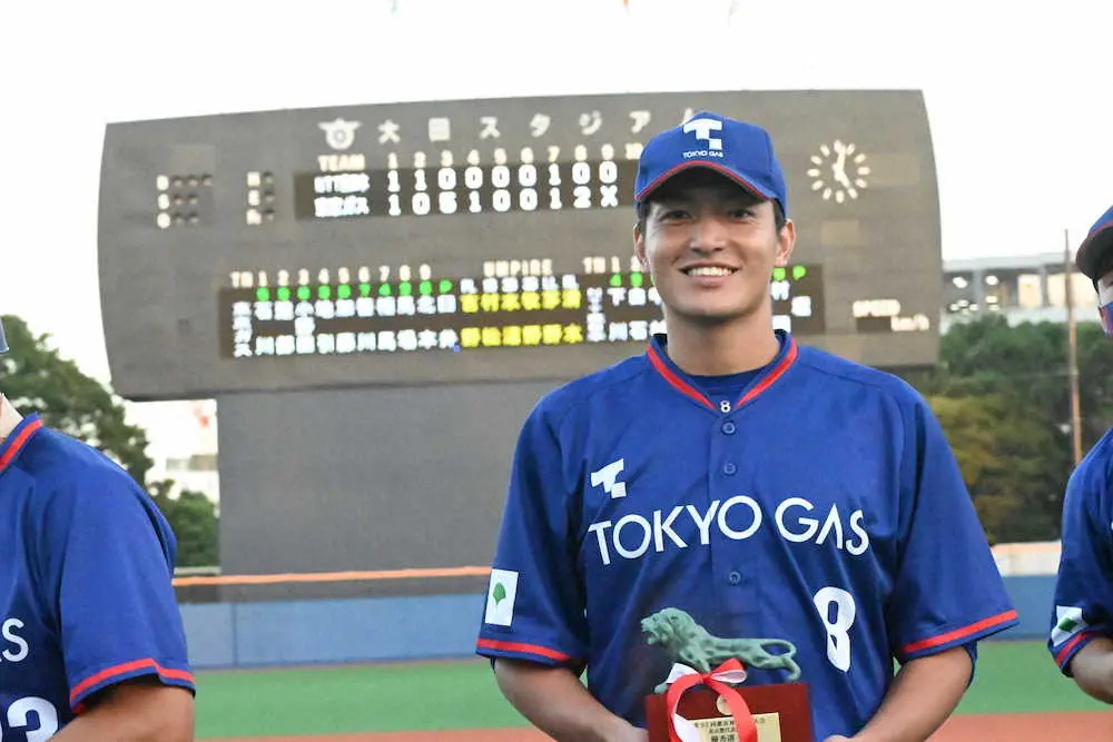 【画像・写真】東京ガス　3年ぶり東京D切符、加藤が決勝満弾「最後の最後でチームの力に」