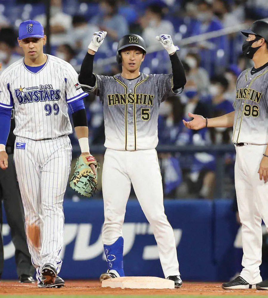 【画像・写真】阪神・近本　セ打率2位に浮上！最多安打もトップ独走　「自分らしく振っていけています」