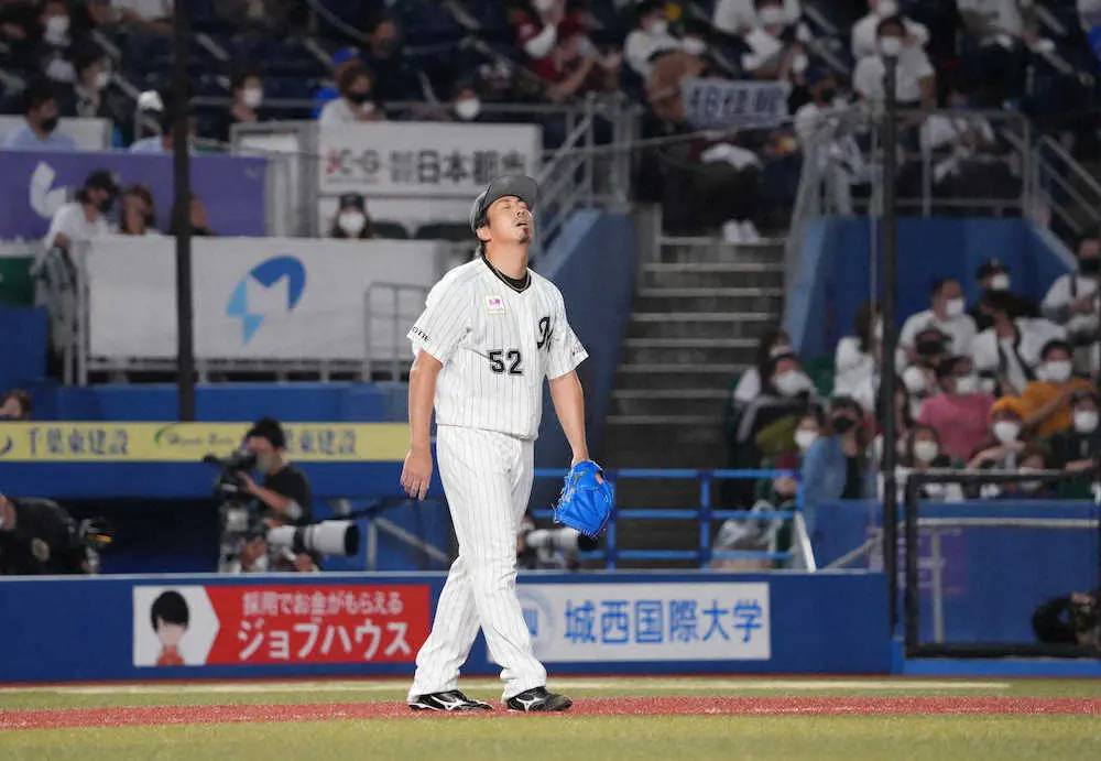 【画像・写真】ロッテ連勝ストップ　9回に守護神の益田が勝ち越し打を浴びて敗戦、首位と1・5ゲーム差に広がる