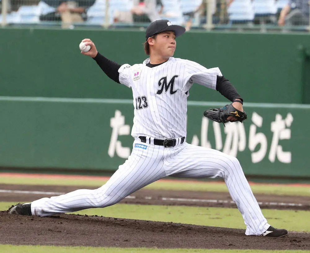 【画像・写真】ロッテ育成の新星　森遼大朗が優秀選手賞獲得　ファーム日本選手権